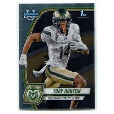 2024 Bowman Chrome University Football Tory Horton 1st #174 Colorado State Rams