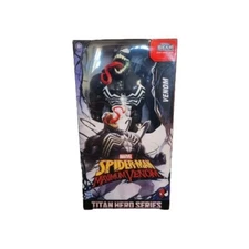 Marvel Spider-Man Maximum Venom Titan Hero Series Blast Gear Ready 14" Venom New