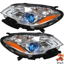 1 Pair For Buick Encore 2013 2014 2015 2016 Halogen Headlamp Headlights Assembly