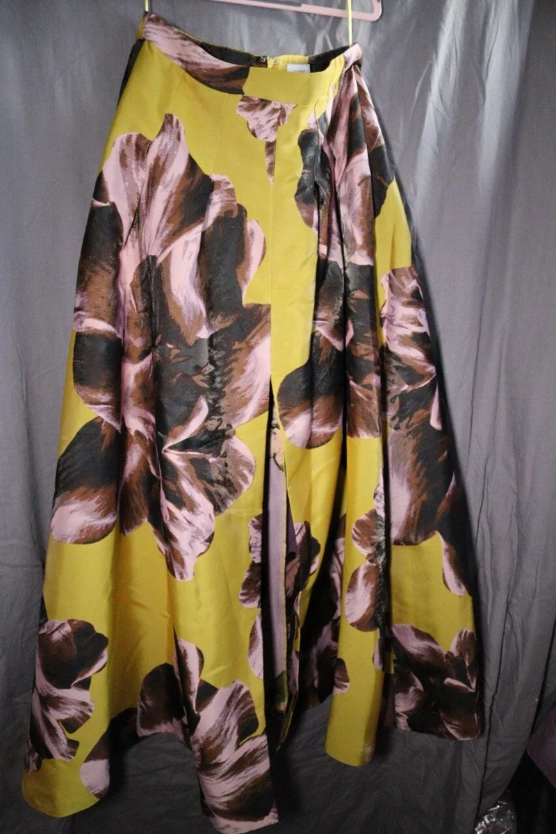 Floral Jacquard Maxi Skirt eBay