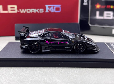 スターモデル F40 lbwk 黒 ラグジュアリーパッケージ 新品未開封 Star 1:64 Black F40 LBWK Racing Sports Model Diecast Display