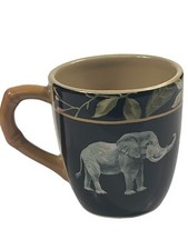 Set 4 African Safari Animal Coffee Mugs Cups ...