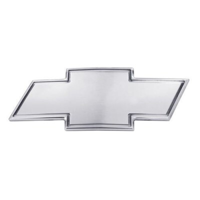 01-02 Chevy Silverado 2500 3500 HD Front Bowtie Grille Emblem w/ Border Polished