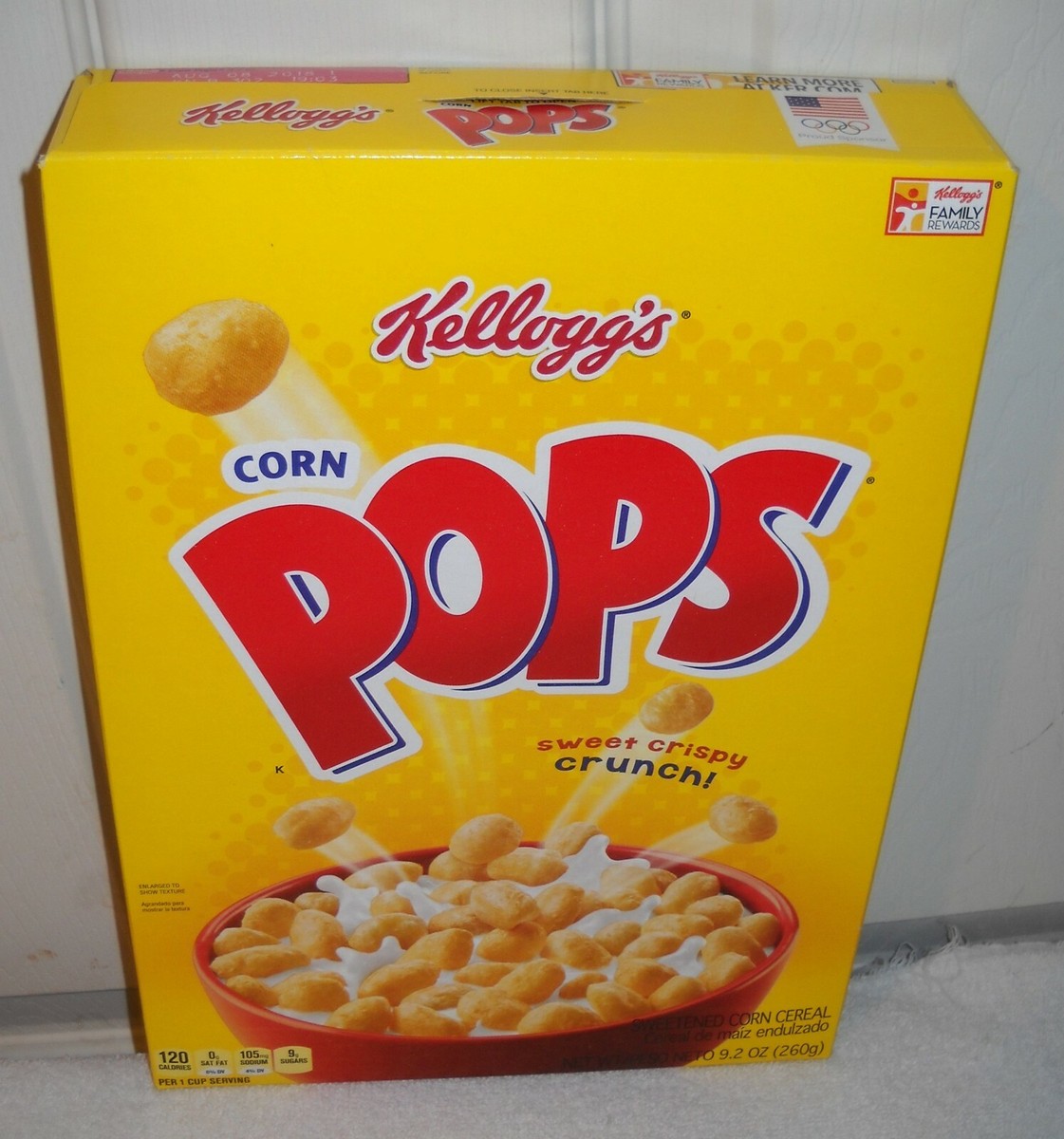 11776 Kellogg's 2018 Corn Pops Cereal BOX ONLY | eBay