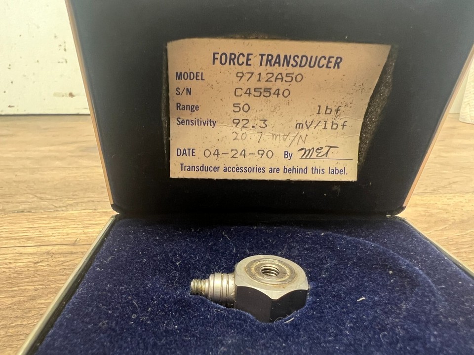 KISTLER PIEZOELECTRIC 9712A50 FORCE LOAD CELL Transducer eBay
