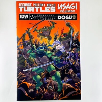 TMNT Usagi Yojimbo Wherewhen #3 Myer 1:10 Variante NM - Photo 1/2