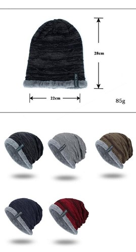 Gorros informales unisex invierno cálidos sombreros nuevos tejidos - Imagen 2 de 10