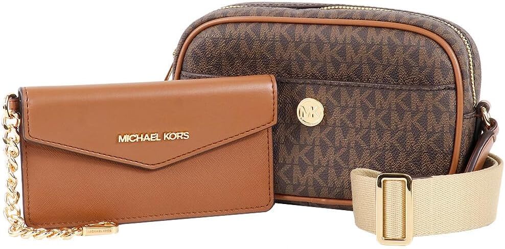 Michael Kors MAISIE SM 2IN1 CAMERA XBODY 35S4G5MC1B BROWN | eBay