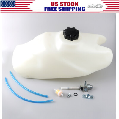 BEDROCK タンクトップ ホワイトLGB Gas Fuel Tank & Cap & Petcock For Honda TRX250X TRX300EX 17520-HC0