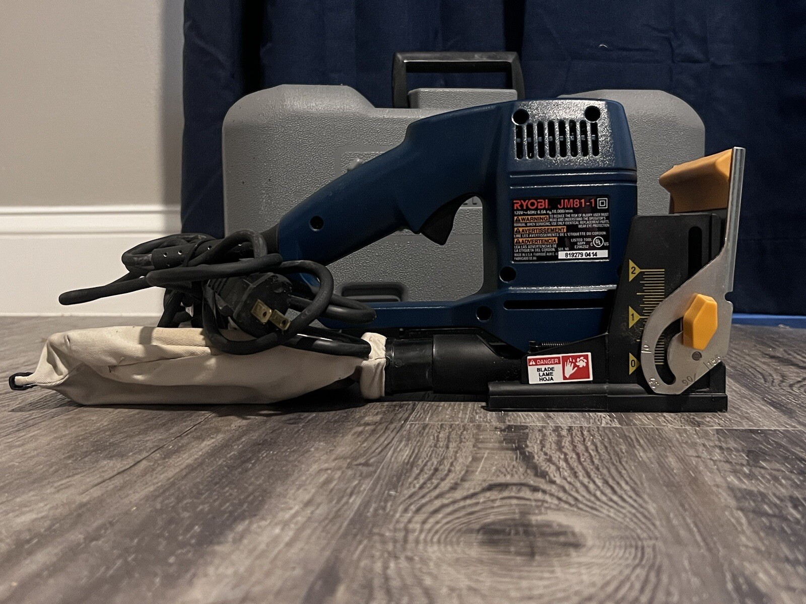 Ryobi JM81 Biscuit Plate Joiner with Hard Case eBay