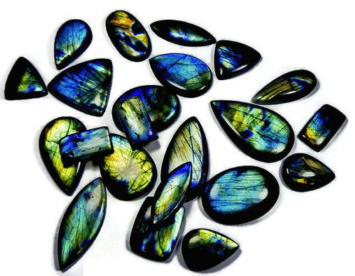 Pierre de Labradorite de collection - Spécimen unique numéroté