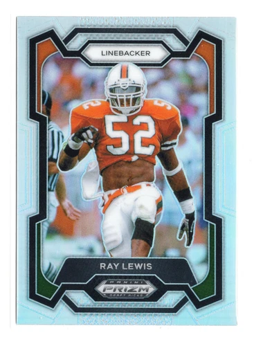 2024 Prizm Draft Picks Ray Lewis #4 Silver Miami Hurricanes