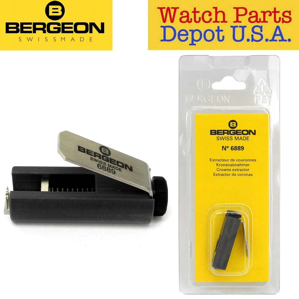 Bergeon 6889 Crowns Extractor Perfect Tool for a Simple Extraction