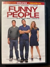 Funny People (DVD, 2009) UNRATED Adam Sandler Seth Rogen Leslie Mann