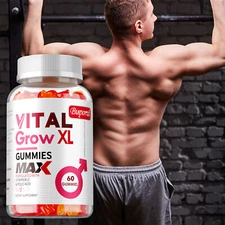 Vital Grow XL Male Gummies - Enhances Energy and Endurance, Muscle Recovery