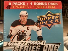 2022-23 Upper Deck Series 1 Hockey NHL - Mega Box - 10 Pack Box (80 Cards Total)