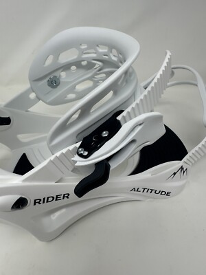 MEN'S ALTITUDE RIDER SNOWBOARD BINDINGS 4X4 BURTON 3D & EST BLACK/LIME GREEN S/M | SidelineSwap