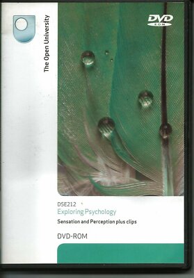DSE212 Exploring Psychology Sensation and Perception - Open University - DVD-Rom