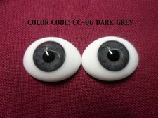 18 MM CC06 Dark Grey Glass Pabol Doll Eyes Fast shipping