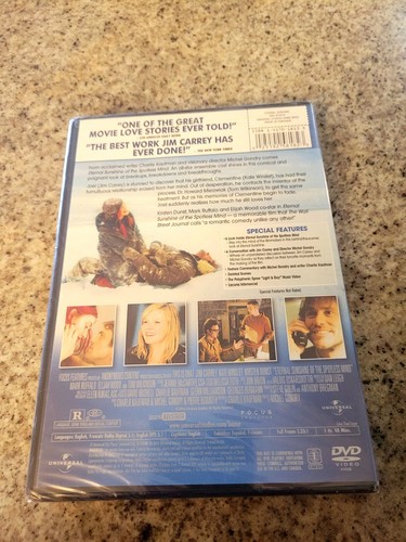 Eternal Sunshine Of The Spotless Mind DVD Jim Carrey Movie Brand New Sealed - Picture 3 of 7