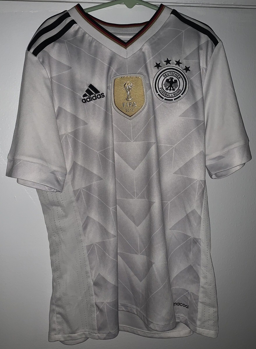 Adidas Germany World Cup Jersey 2014 Champions Patch Size
