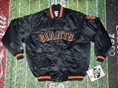 2014 Majestic San Francisco Giants Jacket Satin BASEBALL 2x