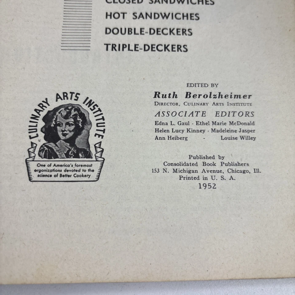 CULINARY ARTS INSTITUTE Vintage 1950s Cookbooks Lot of 5 Adventures in Cooking Foto 2 de 4