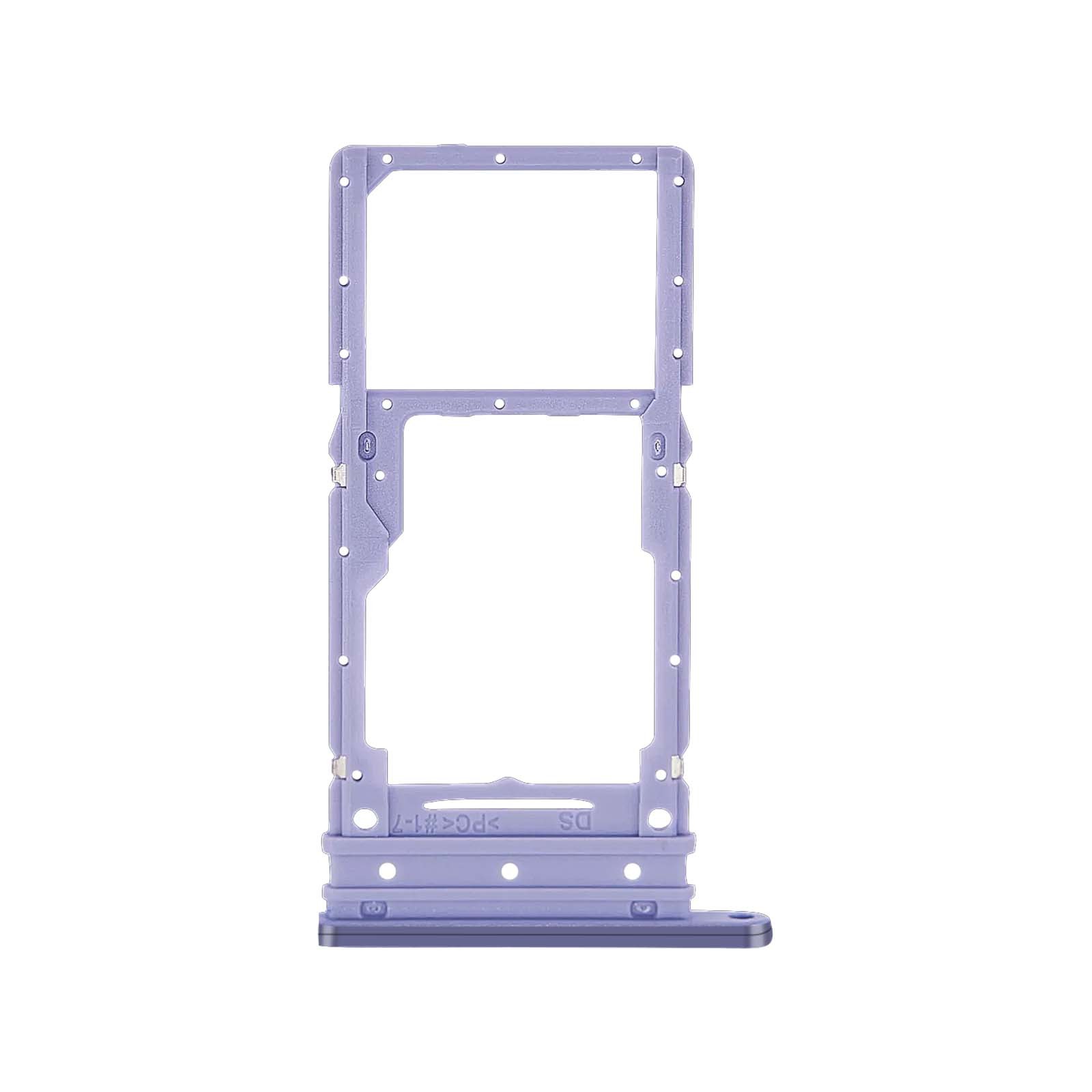 Tiroir Double Nano SIM et MicroSD pour Galaxy A34 5G Violet Lavande