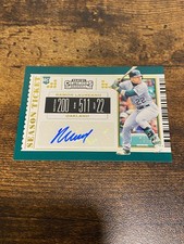 2019 Chronicles Contenders Season Tickets Gold /99 Ramon Laureano Rookie Auto RC