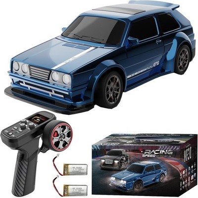 KF30 1/43 Mini RC Drift Car 4WD Gyro RTR Blue LED