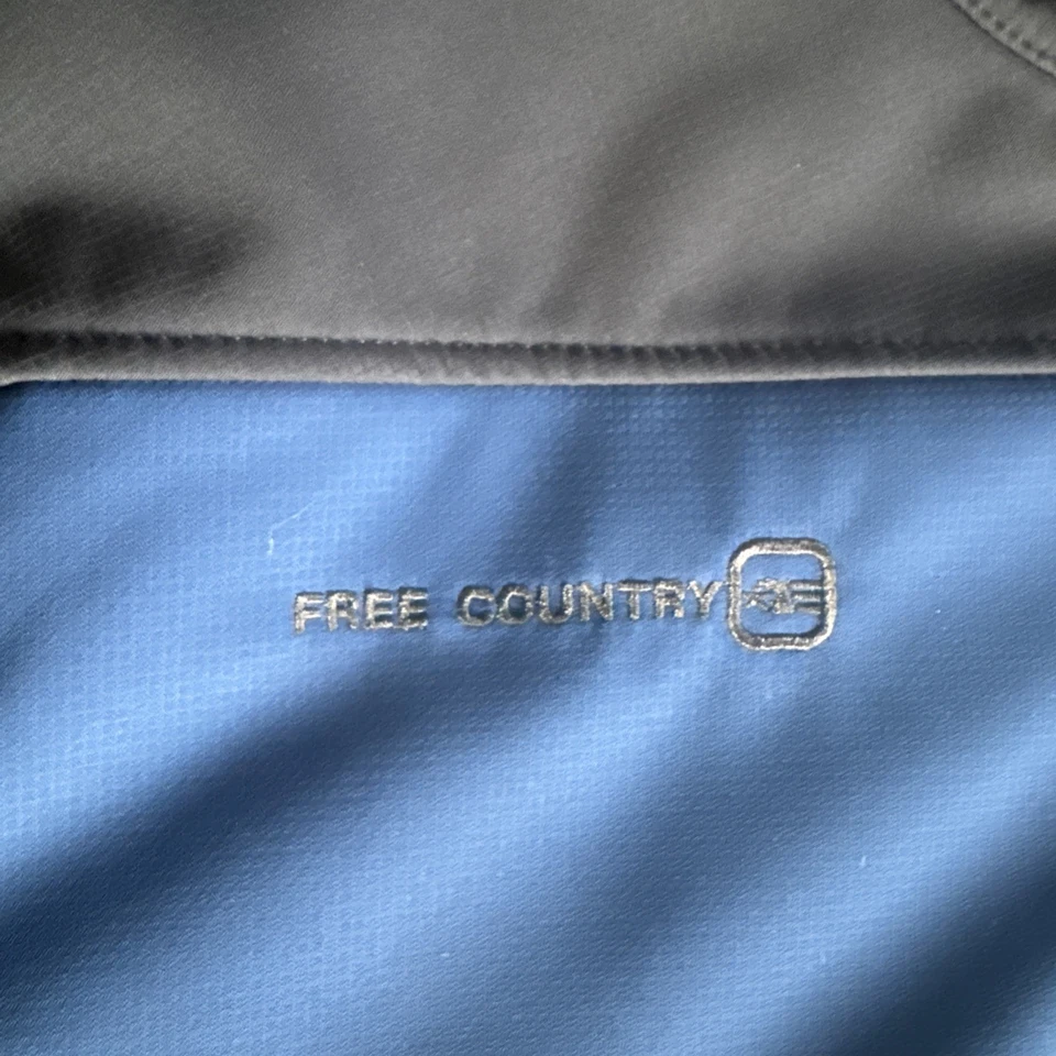 Free Country Men's Super Softshell 3-Layer Jacket Navy Size L New - Image 2 of 3