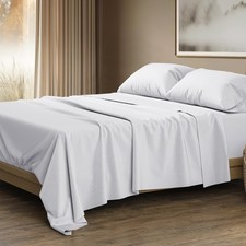 100 Egyptian Cotton King Size Sheets Set - Luxury 1500 Series Egyptian Cotton
