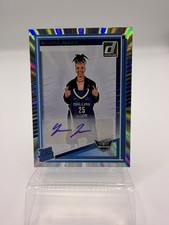 2025 Panini Donruss WNBA Rated Rookie Aziaha James #95 (RC) Autograph Holo Laser