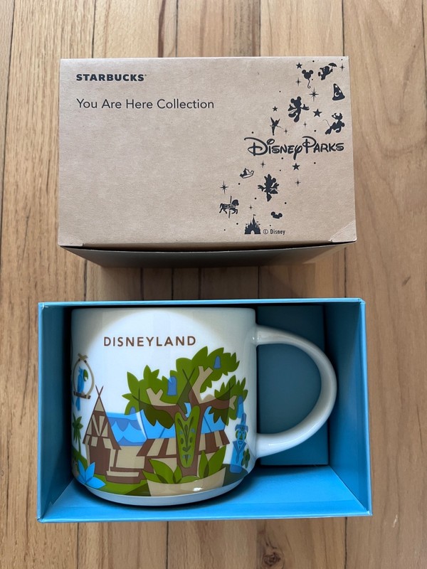 Disneyland Starbucks Adventureland Mug You Are Here Collection Rare New