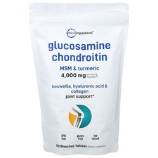 Glucosamine Chondroitin, MSM  Turmeric, 300 Bisected Tablets