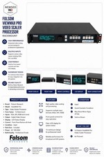Folsom ViewMAX Pro Video Scaler Processor Rackmount Tested
