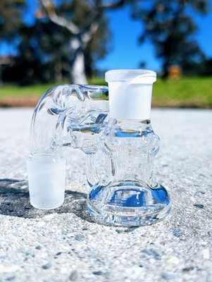 Turbine Perc 18mm 90° Premium Dry Ash Catcher Tobacco Water Pipe Bong Bubbler