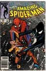 AMAZING SPIDER-MAN #258 (1984): KEY- Spidey Costume is Symbiote: Newsstand: VG