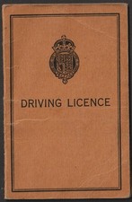 1949/1950 DRIVING LICENCE for Marjorie Hurst of Huddersfield