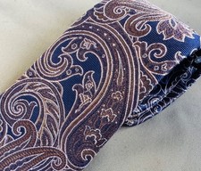 NWT Pronto Uomo 100 Silke Multicolor Men  s Paisley Print Tie
