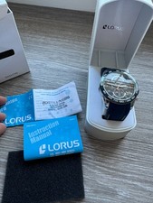 Lorus VD57-X073 Men’s Chronograph Quartz Watch, Boxed with Papers, VGC