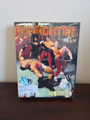 Brand NEW Vintage 1991 Pit-Fighter Tengen Domark IBM PC Computer 5.25'' Disks