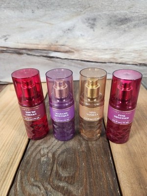 Bath & Body Works Pink Obsessed Cheeky Viva Vanilla Madame Mystique Mist Set