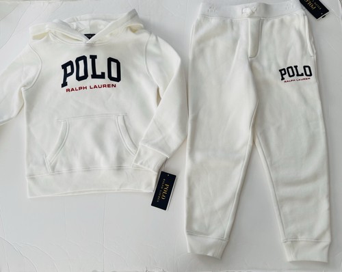 NWT, Boys Polo Ralph Lauren Set of 2. Hoodie + Joggers Size 6. Approx 116 Eu
