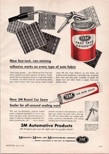 3M Fast Tack Adhesive Car Seam Sealer Vintage 1960 Magazine Ad Minnesota
