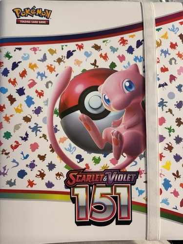 JCC Pokémon S&V 151 carpeta solamente/sin cartas