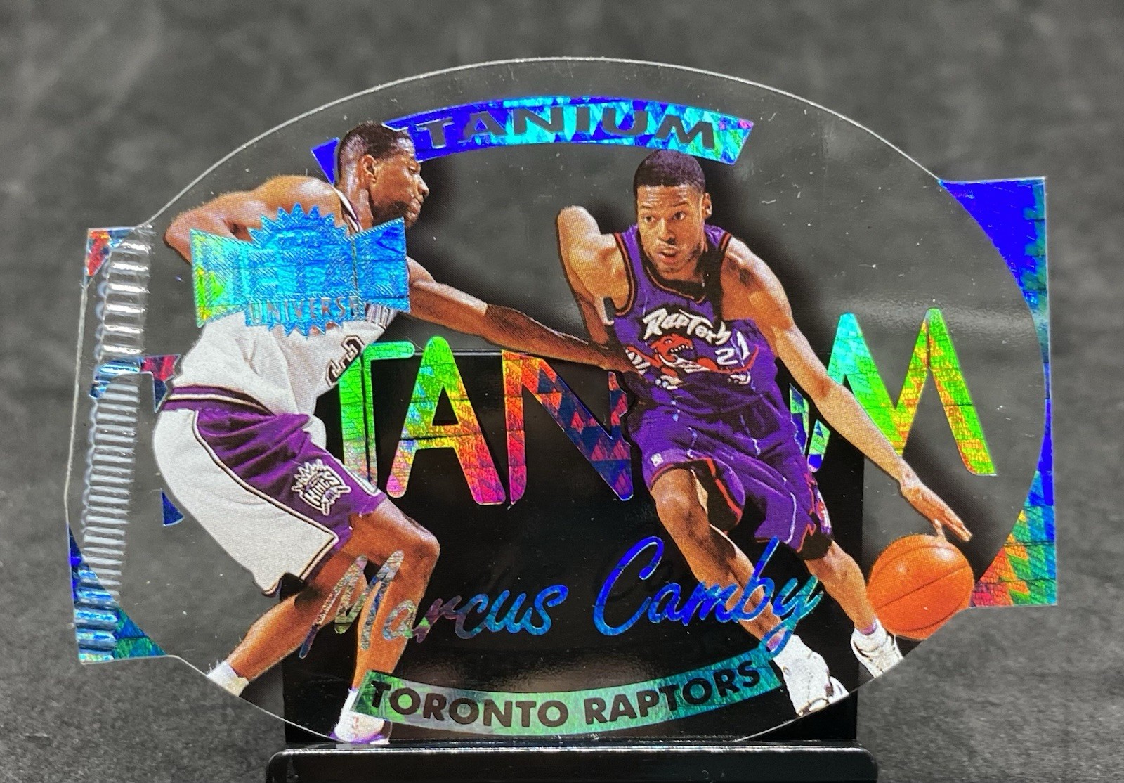 1997-98 Skybox Metal Universe Marcus Camby Titanium #6 T Raptors