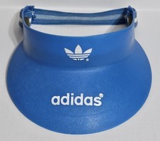 Vintage Adidas Plastic Visor Golf Tennis Blue Adjustable Men Women Unisex
