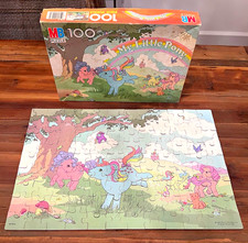MB My Little Pony 100-Piece Jigsaw Puzzle Interlocking Cardboard Vintage 1985
