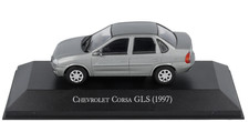 Chevrolet Corsa GL (1997) Argentina Coche Modelo Juguete Gris Diecast Salvat Escala 1:43